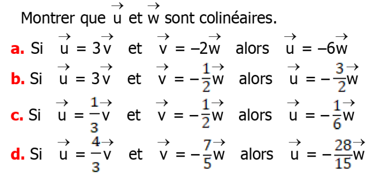 Vecteurs Et Translation Exercices Corrigés Pour 3AC Biof - Dyrassa