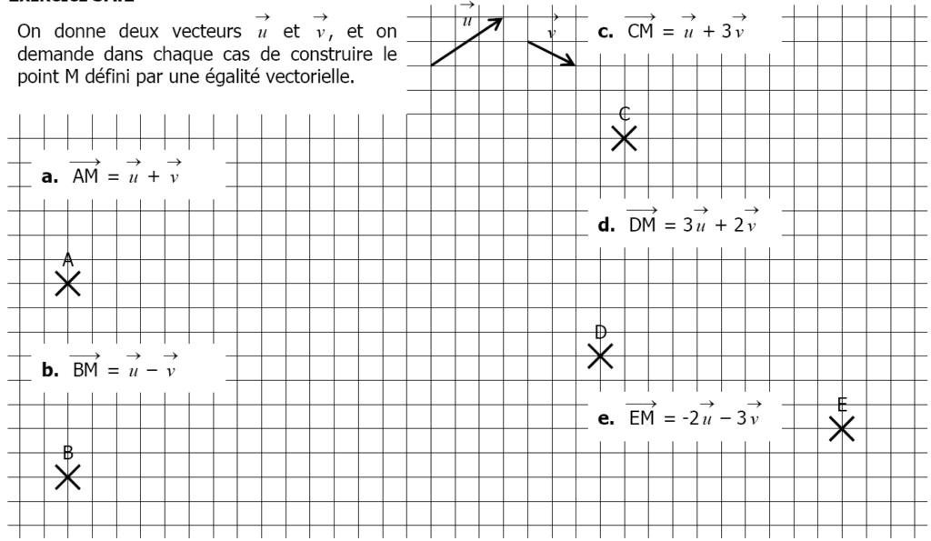 Vecteurs Et Translation Exercices Corrigés Pour 3AC Biof - Dyrassa