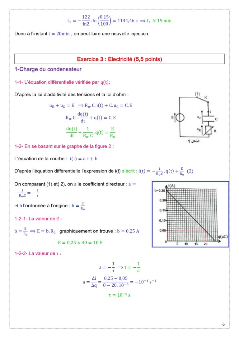 Examen National Physique Chimie Sciences Mathématiques A Et B