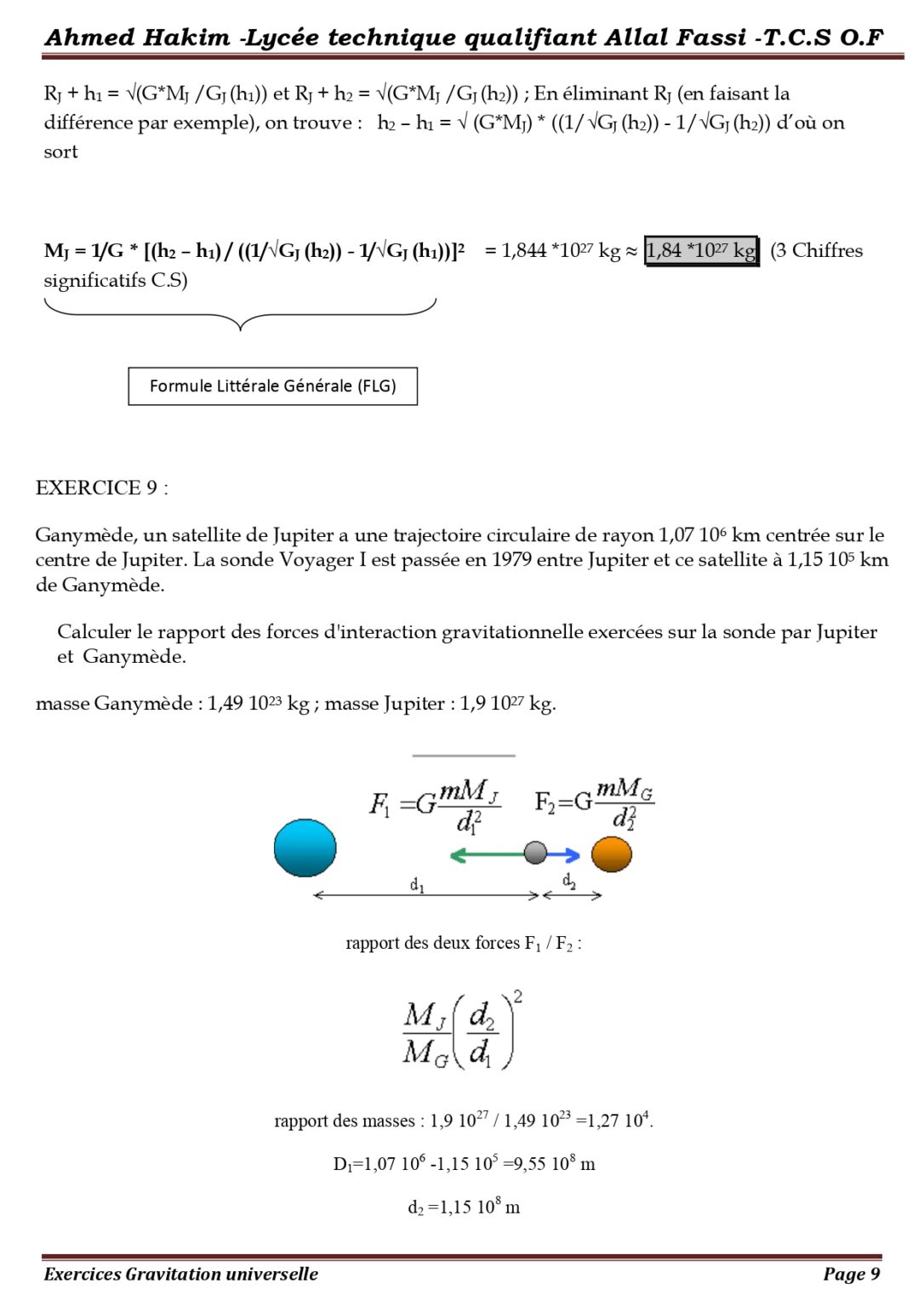 La Gravitation Universelle - Dyrassa