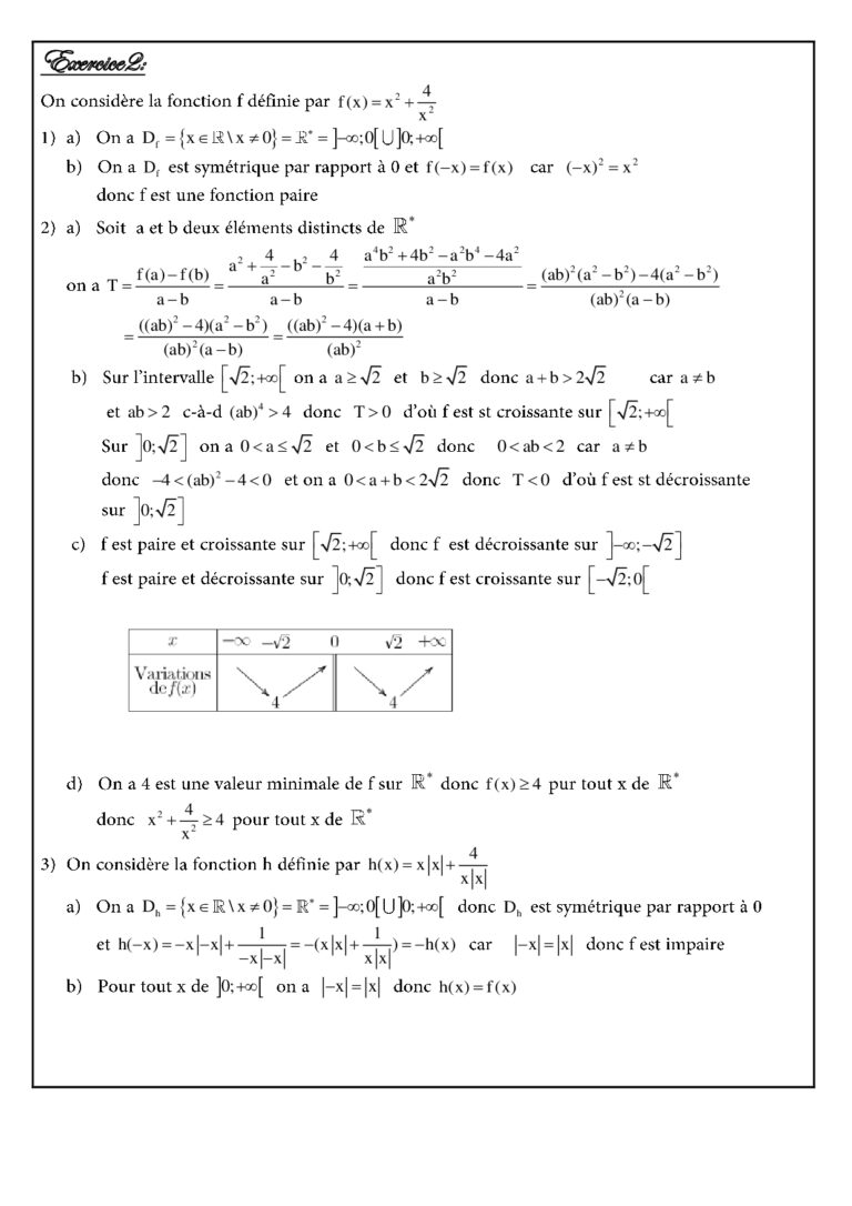 Exercice Cas Et Fonction: Exercices Sur Les Fonctions Latin – RYADZF
