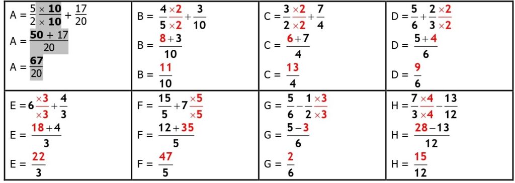 Les nombres en écriture fractionnaire : cours et exercices corrigés