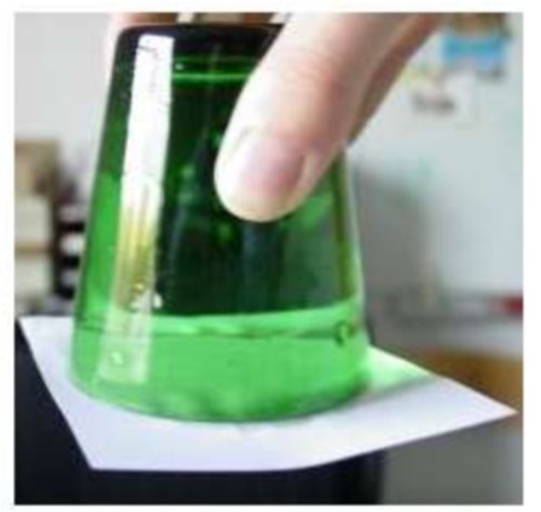 Expérience du verre d'eau