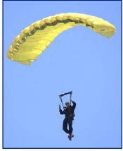 Schéma de la parachutiste